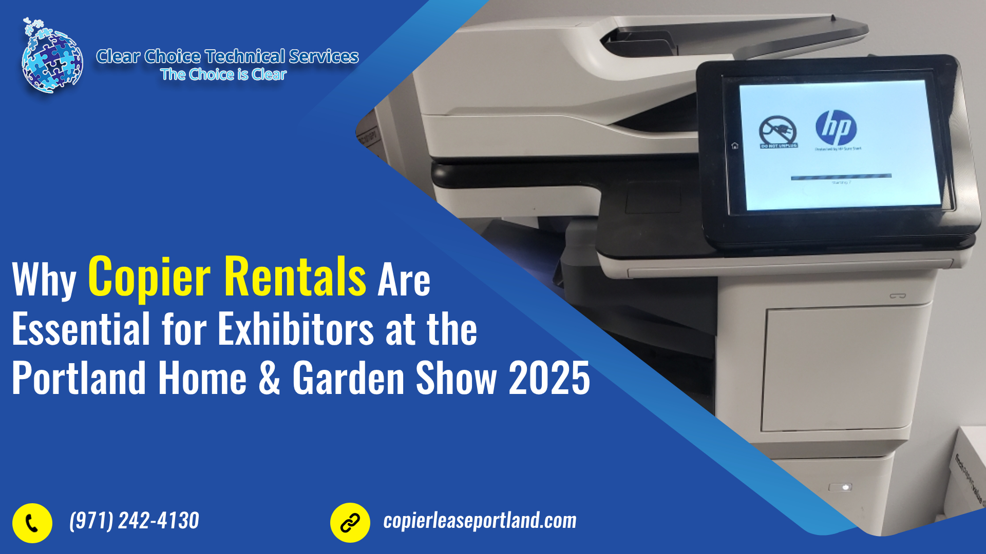 Read more about the article Why Copier Rentals Are Essential for Exhibitors at the Portland Home & Garden Show 2025